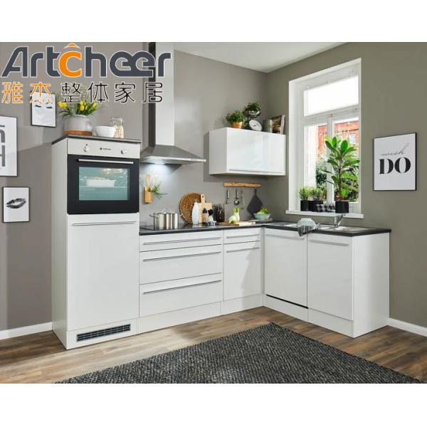 Mobiliário de cozinha Meio-Bullnose Countertop Edge Set Completo de Armários de Design Moderno