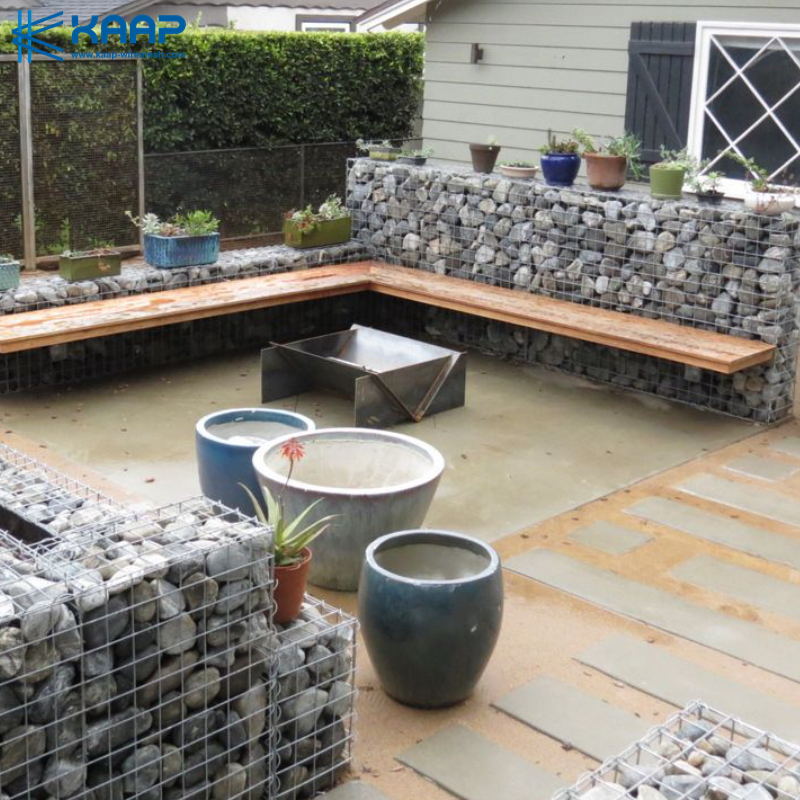 камень Gabion сваренной сетки 3mm гальванизировал Multi подпорную стенку сети размера
