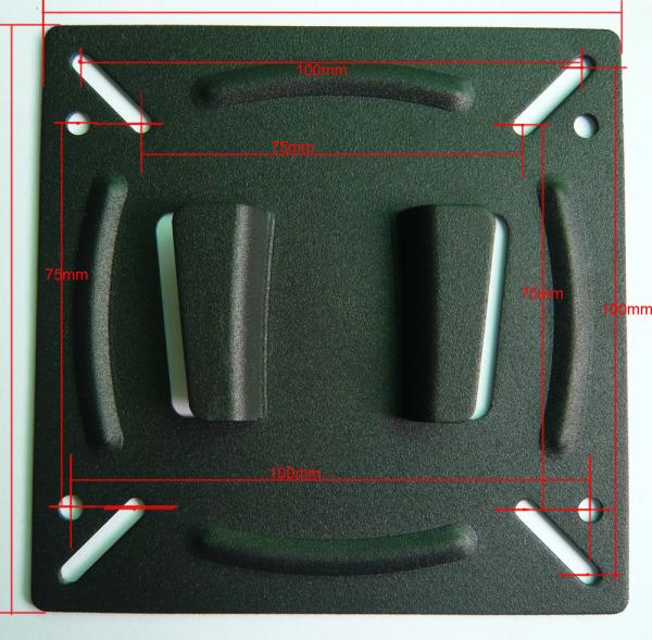 Solid Stable Construction Lcd Monitor Bracket Black Color CE Certificate
