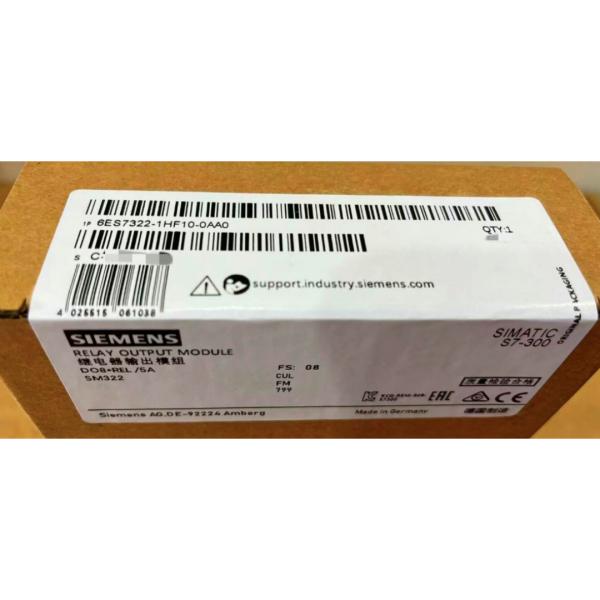 SIEMENS 6ES7322-1HF10-0AA0 SIMATIC S7-300 SM322 DIGITAL OUTPUT, 8-P, RELAY 5A CONNECTORS с подключением к пружине