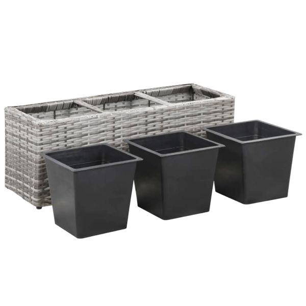 Wholesale Promotion Wicker Rattan Indoor Outdoor Patio Garden Courtyard Flower Pot Plants Stand