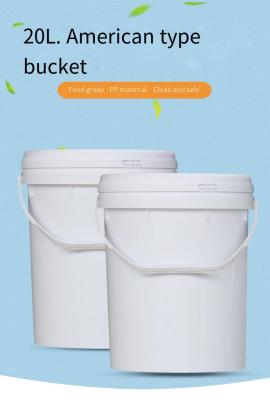 ODM 20 Liter Plastic Drum HDPE 20L Food Grade Bucket For Paint