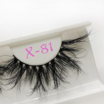 Custom Packaging Full Strip Lashes 6D 25mm Mink Lashes Vendors Daily Makeup