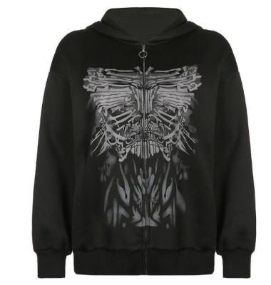 O velo 100% do poliéster de S de baixo Women do fabricante de roupa de Moq ' fecha acima Hoodies longos da luva