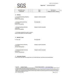 Guangdong ORBIT Metal Products Co., Ltd Certifications