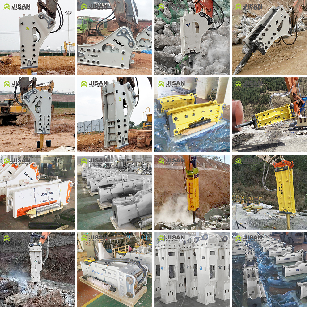 Подгонянный затяжелитель Backhoe выключателя утеса экскаватора коробки размера цвета гидравлический модельный
