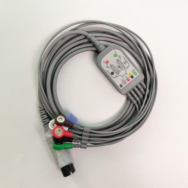 REF EC05DAS061 Monitores de cordão cardíaco integrado 5 Tipo de fivela resistente à desfibrilação por chumbo