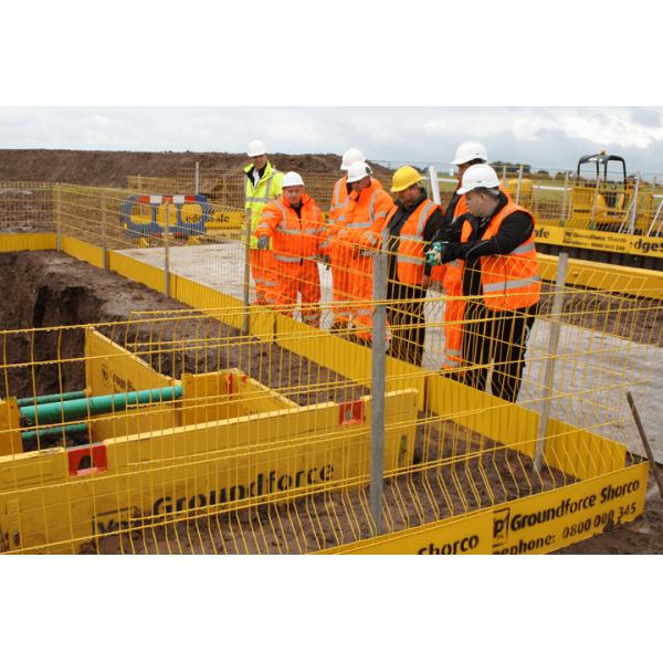Edge Fence Supplier Strong Outdoor Border Fence Construction Edge Protection Fence for Highway Works