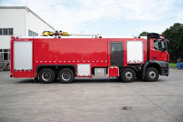 Mercedes-Benz 8X4 Water Foam Fire Fighting Truck Good Price Specialized Vehicle China Factory