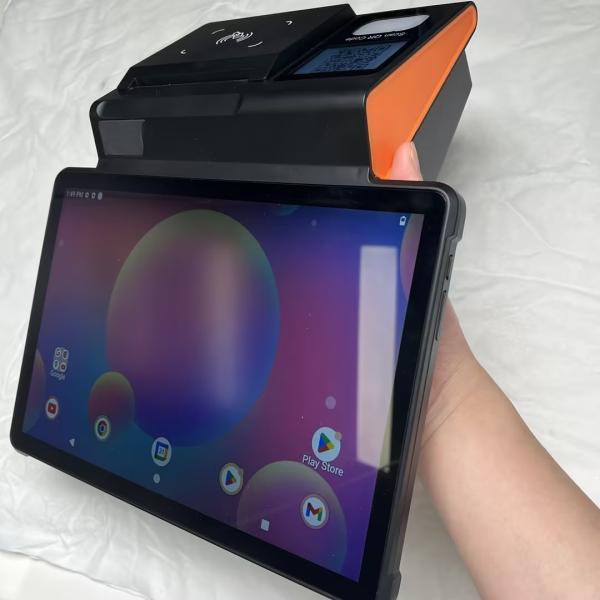 Android 13 Wireless POS Terminal 6400mAh Battery NFC POS Terminal 11 Inch