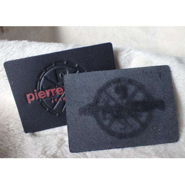 Ярлыка поддельной/неподдельной кожи классических заплат выбитой кожи Дурабле,