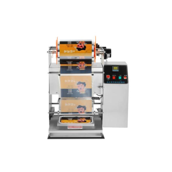 Food manufacturing industry Nitrogen Flushing Packaging Machine boba cup sealing machine for commercial