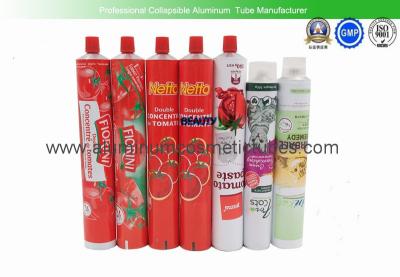 Food Grade Aluminum Tube Containers , Arissa Chili Paste Empty Plastic Squeeze Tubes 150g