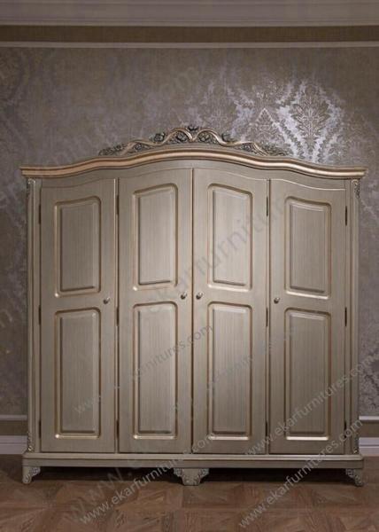 Wardrobe furniture wardrobe antique large wardrobe wood armories door wardrobe TC002