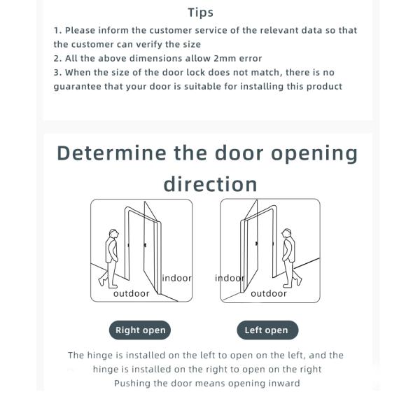 330mm Series Cylinder Mortise Lock for Main Door Lock Medium Security Level 3 Keys 304 Stainless Steel