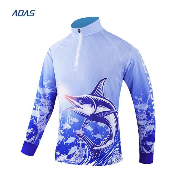 Antibacterial Outdoor Fishing Wear Hoodies UPF 50 Quick Drying Breathable Custom