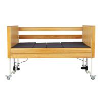 Popular Elderly Electric Hospital Beds For Home Remote Control Wooden Care Home Beds