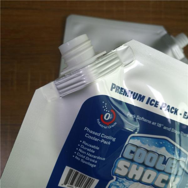 A bebida reusável levanta-se sacos biodegradáveis da especiaria do pacote do alimento do malote do zíper com bico