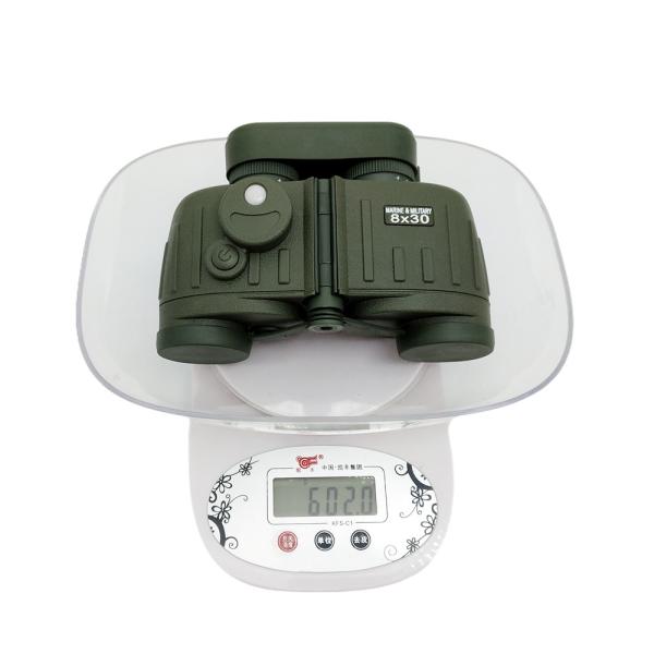 8×30 Marine Military Binoculars With Rangefinder Compass BAK4 Prism FMC Lens