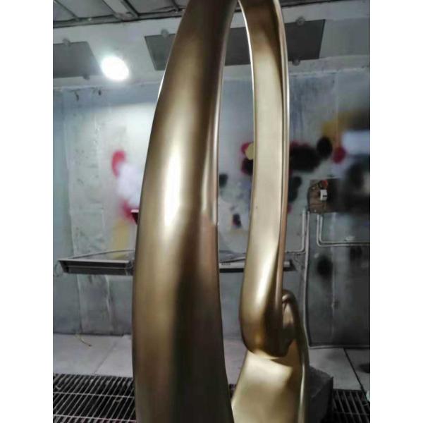 Escultura abstracta del jardín del metal, escultura de bronce del arte al aire libre del metal