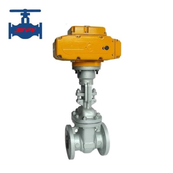 Electric Cast Steel / Stainless Steel Hard-sealed Rising Stem Flange Gate Valve