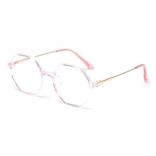 Retro Polygonal Anti Blue Light Glasses Men Women Fashion Optical Computer