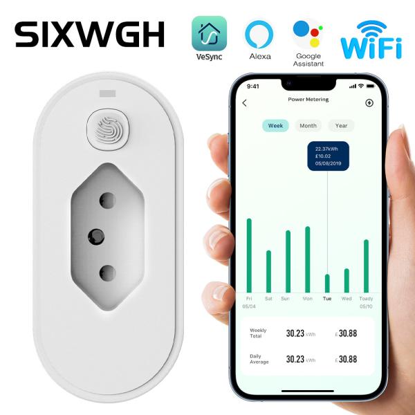 16A 10A Smart Outdoor Socket Fire Resistant PC Voice Control Wifi Wall Socket
