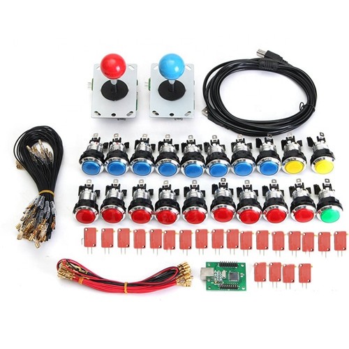 2 Player Arcade Bundle Kit (Led buttons)