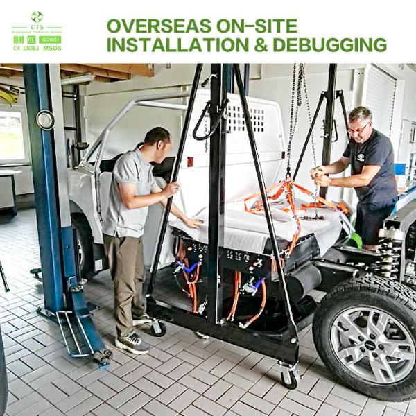 Electric enegineering machinery 537.6v 80kwh Ev Lifepo4 Battery Pack 400v 600v