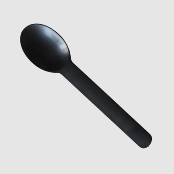 Small Dessert Spoons Made of Biodegradable Cornstarch with Customized Logo and Color