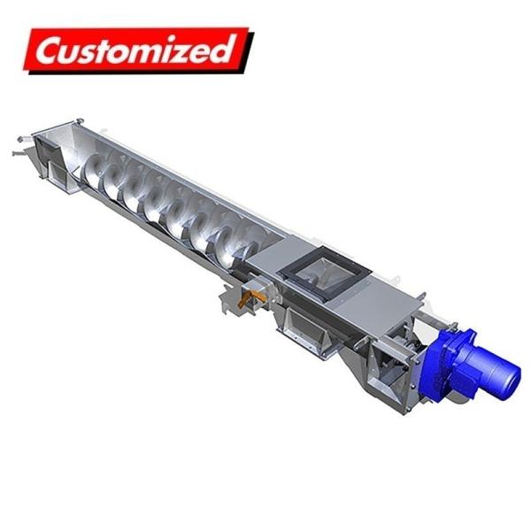 Custom Stainless Steel Food Grade Screw Auger Conveyor for Grain Transport