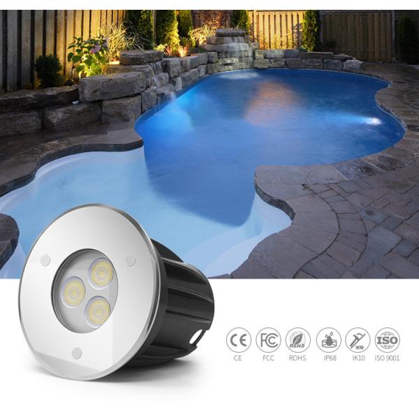 Мини водоустойчивые фары СИД объектива 6500K 280LM 3W IP68 оптически подводные