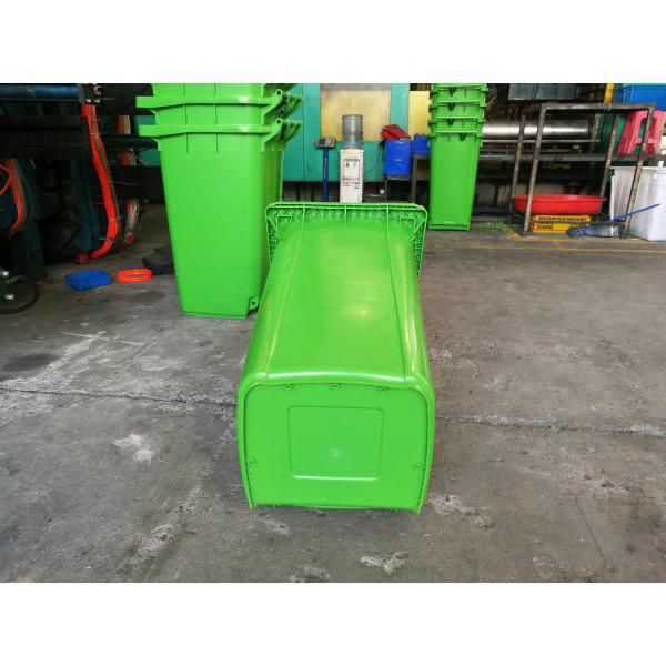 Ящики красных/зеленого цвета пластиковые хлама, ящик Вхэелие 240 литров ненужный для повторно использовать бумагу