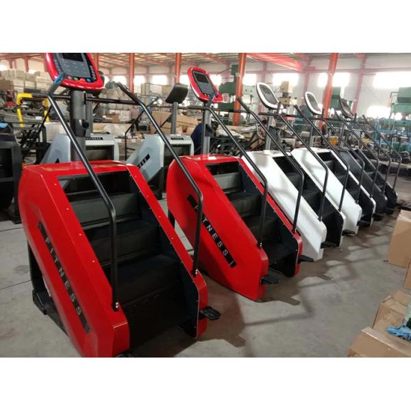Commercial Cardio Stair Climbing Machine Electric Stair Master Gym Equipment Stair Climber Machine