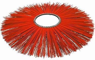 Galvanized 25  660mm Bobcat Street Sweeper Replacement Brushes
