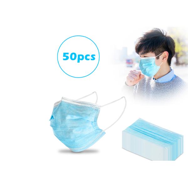 3 Ply Medical Respirator Mask Sterile Disposable Face Mask Anti Bacteria