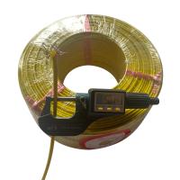 Diâmetro 0,65 mm x 7/2 Cabo de extensão isolado de fibra de vidro tipo K vermelho amarelo