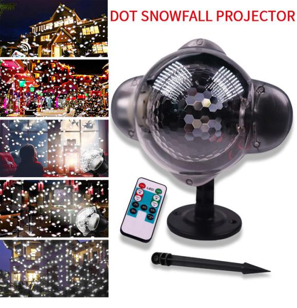 Outdoor Christmas Dot Pattern Snowfall Projector 24pcs / CTN