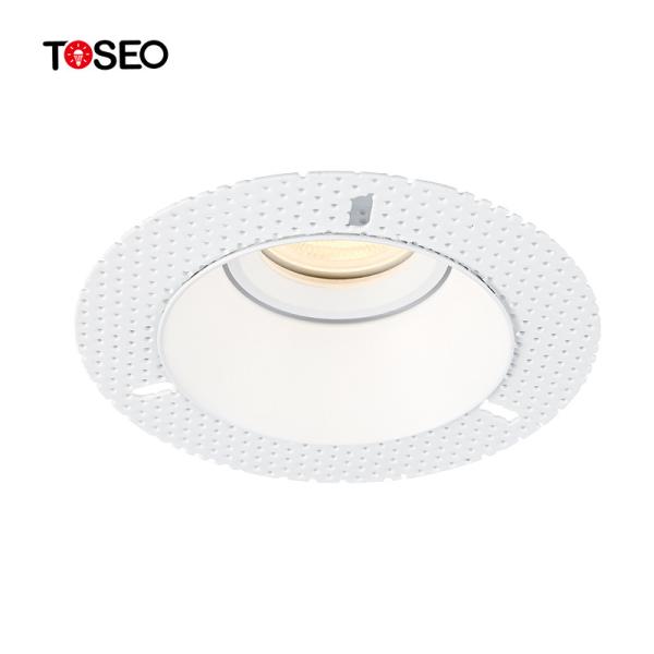 Black Anti Glare Trimless Recessed Downlights 7W For Living Room / Bedroom