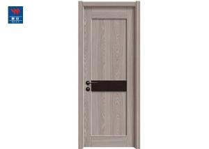 Fogo - portas de madeira interiores impermeáveis do retardador WPC com quadros