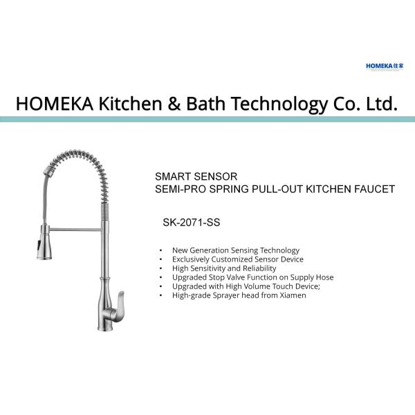 Умные брызги кухни режима датчика 2 выстукивают IPX5 вытягивают вниз со смесителя