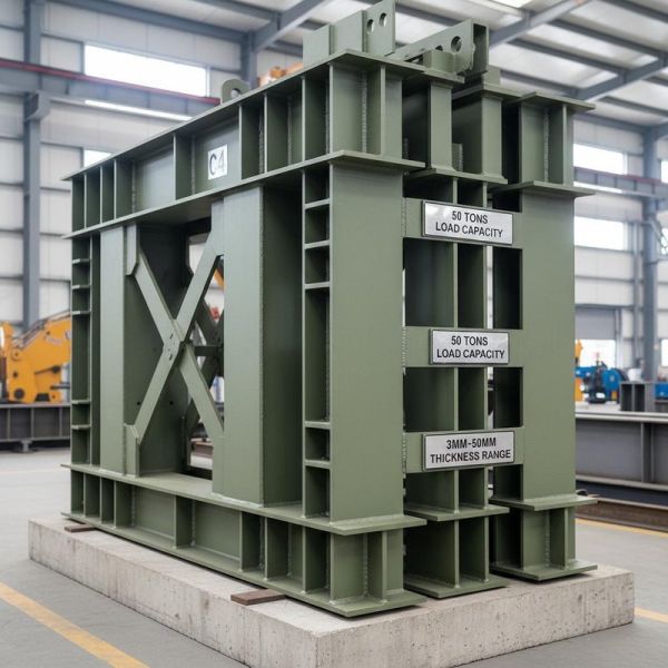 Precast Structural Steel Building Support Fire Resistance OEM