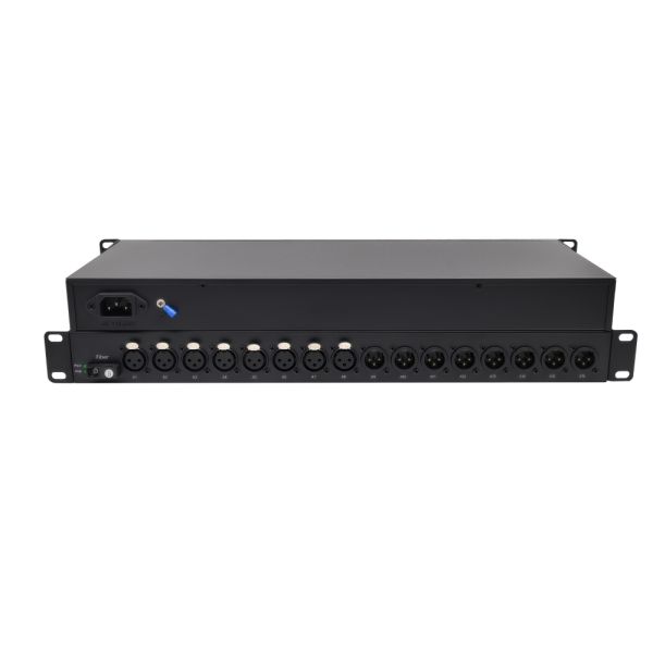 HiFi Audio Fiber Extender 8 Channel Bidirectional XLR Audio Fiber Optic Extender