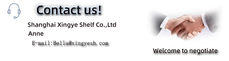Estantes nuevos de 2023 China Factory Color personalizado Tamaño de acero doble lado Estantes de la feria comercial