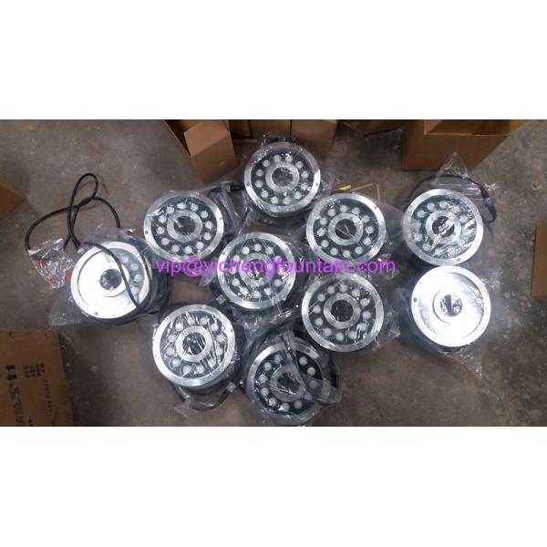 180mm Alu Body SS Surface Underwater Fountain Lights DMX512 Control Type 12X3W DC24V