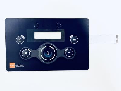High Effective LED Membrane Switch Flexible Membrane Switch Industrial With 3M Rear Adhesive