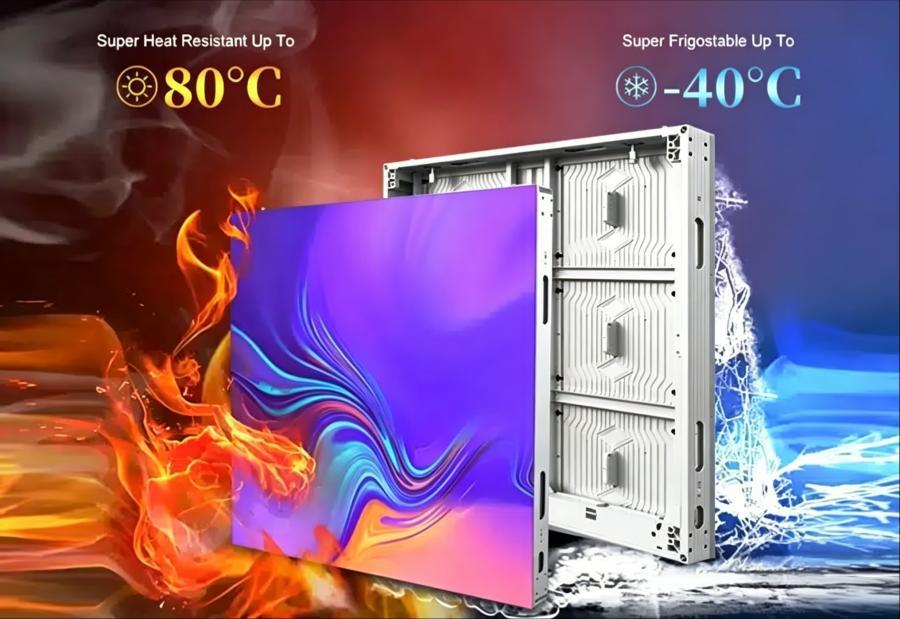 Front Service Aluminum LED Display/outdoor led screen