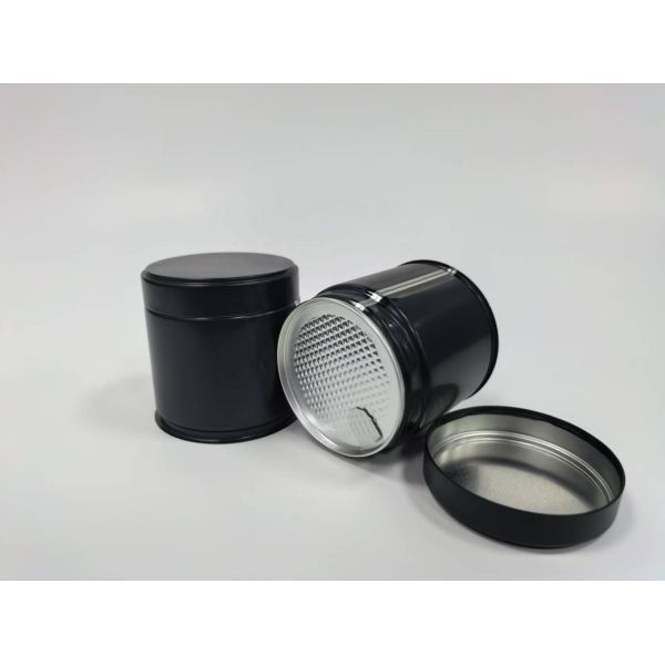 60*60*68mm 73*73mm Matcha Powder Tin Food Grade Tinplate Metal Cans 30g 40g 60g 80g Coffee