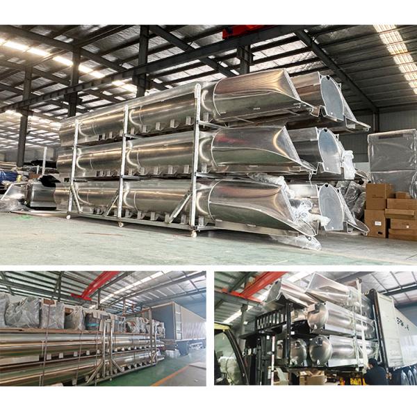 Houseboat Pontoon Boat Tube with Aluminum Construction and Round Design