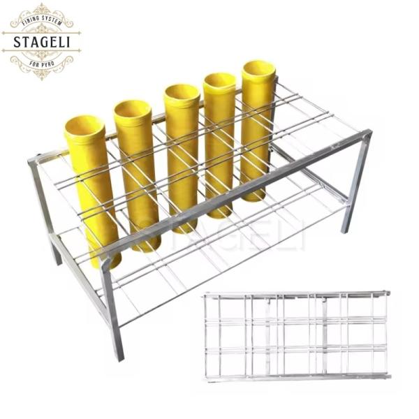 Aluminum Rocket /  Missile Firework Iron Racks Customizable